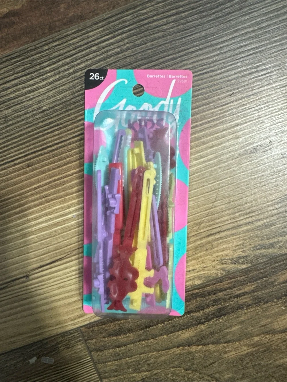 26 Goody Kids Girls Plastic Hair Barrettes Stay Tight Slip Secure Pastel Vibrant